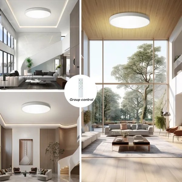 Brilagi - Lampada LED dimmerabile POOL SMART LED/128W/230V Ø 100 cm Wi-Fi Tuya bianco + telecomando