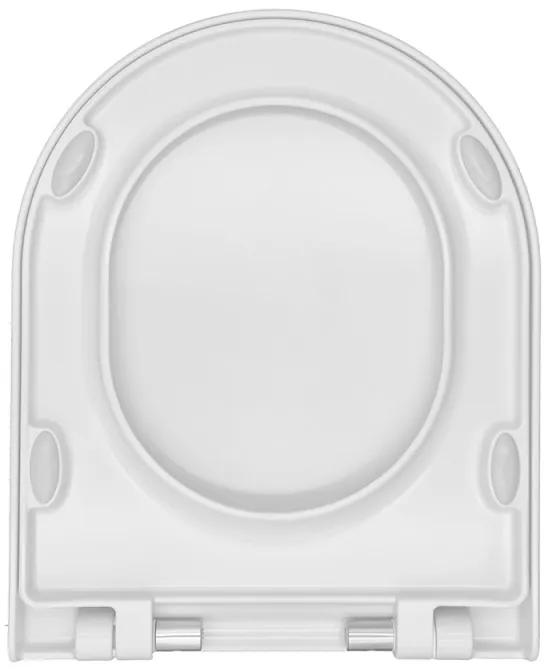 Copriwater compatibile Vitra serie Integra Round in termoindurente bianco