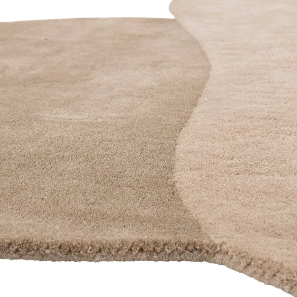 Tappeto in lana marrone 110x140 cm Denton - Bloomingville