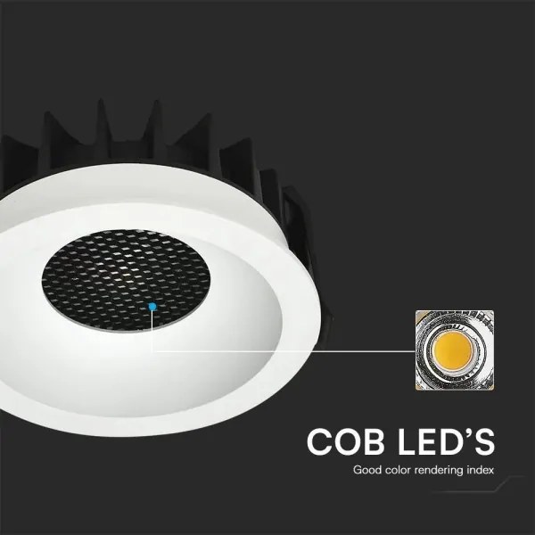Lampada LED da incasso LED/24W/230V 3000/4000/6400K ø 13,5 cm bianco
