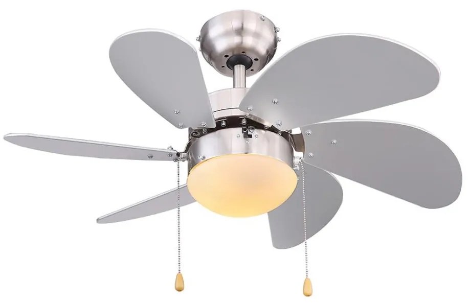 Globo 03801 - Ventilatore da soffitto RIVALDO 1xE14/60W/230V