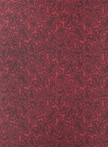 Tapete Feuille von Farrow & Ball - Eating Room Red/ Brinjal