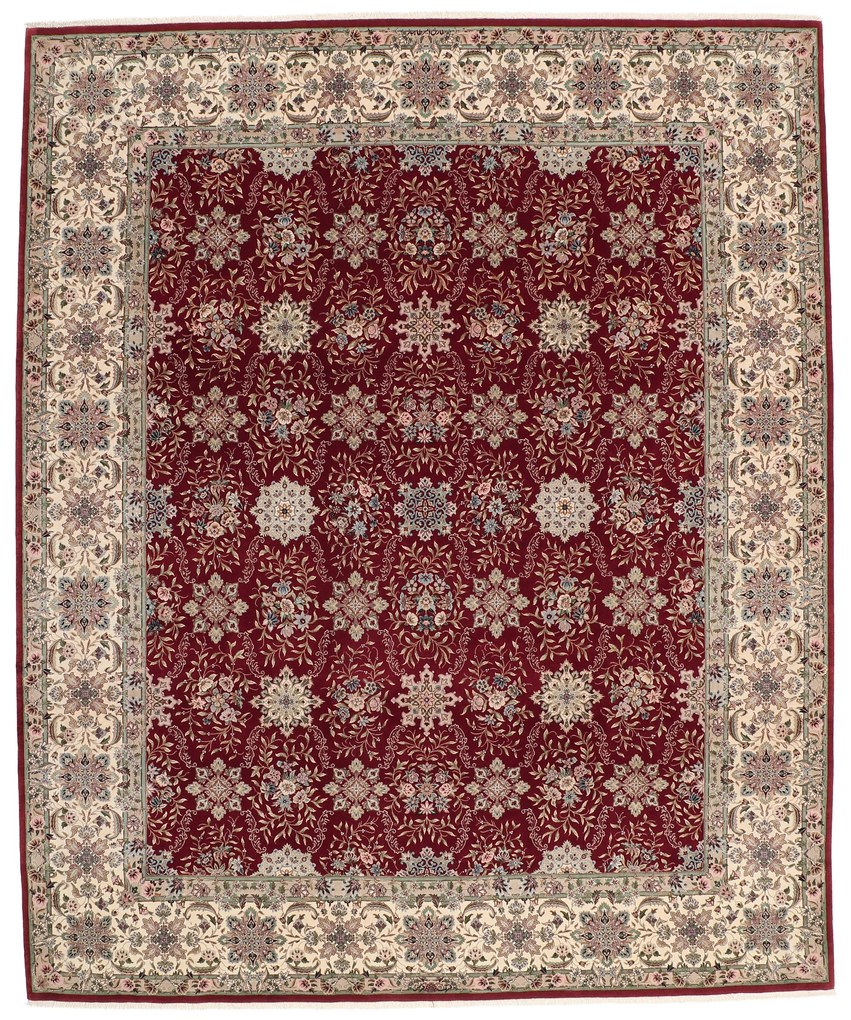 Isfahan Tappeto 250x300 (Iran) Annodato A Mano