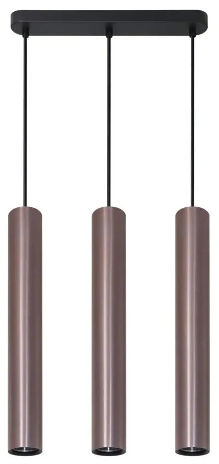 Lampadario a sospensione con filo LUNGOMARE 3xGU10/10W/230V cromo