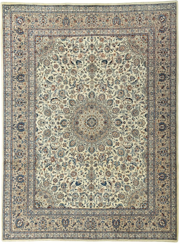 Kashmar Tappeto persiano 310 x 410 Beige (Iran) Annodato A Mano