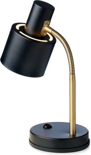 Halo Design 746927 - Lampada da tavolo VOGUE 1xE27/40W/230V nero/ottone