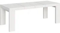 Tavolo da pranzo Allungabile - ROXELL PREMIUM Colore: Bianco Frassino, Dimensioni: 90x160/420