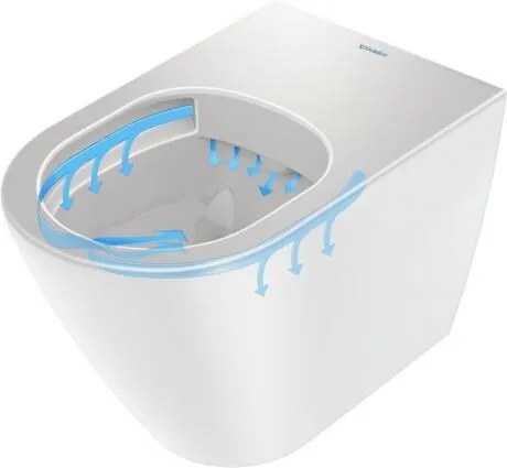 Vaso A Pavimento Senza Brida a Cacciata Scarico Orizzontale senza sedile In Ceramica Bianco D-Neo 2003090000 Duravit