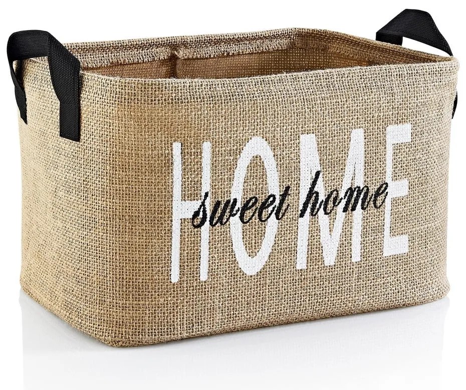 Cestino in iuta 30x22x30 cm - Mioli Decor