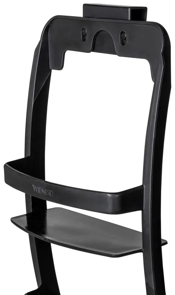 Mensola da bagno da appendere/senza foratura nera in plastica Universal – Wenko