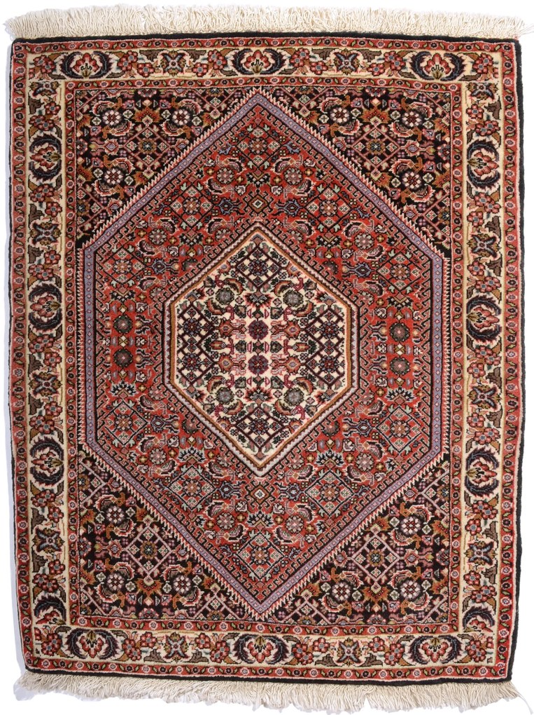 Bidjar Tappeto persiano 80x100 Rosso (Iran) Annodato A Mano