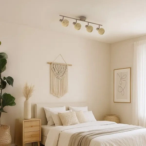 Faretto DEX 4xE14/10W/230V beige/crema