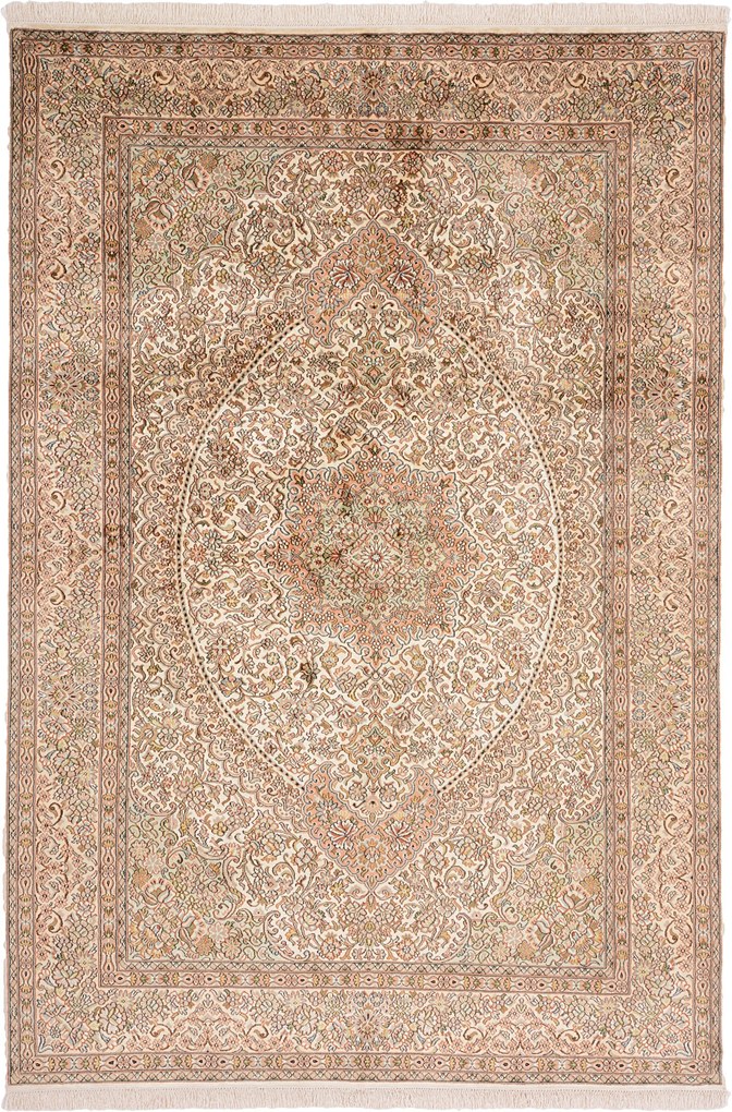 Cashmere Silk Tappeto 170 x 250 (Indian) Annodato A Mano