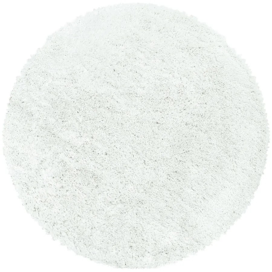 Tappeto rotondo bianco ø 160 cm Fluffy - Ayyildiz Carpets