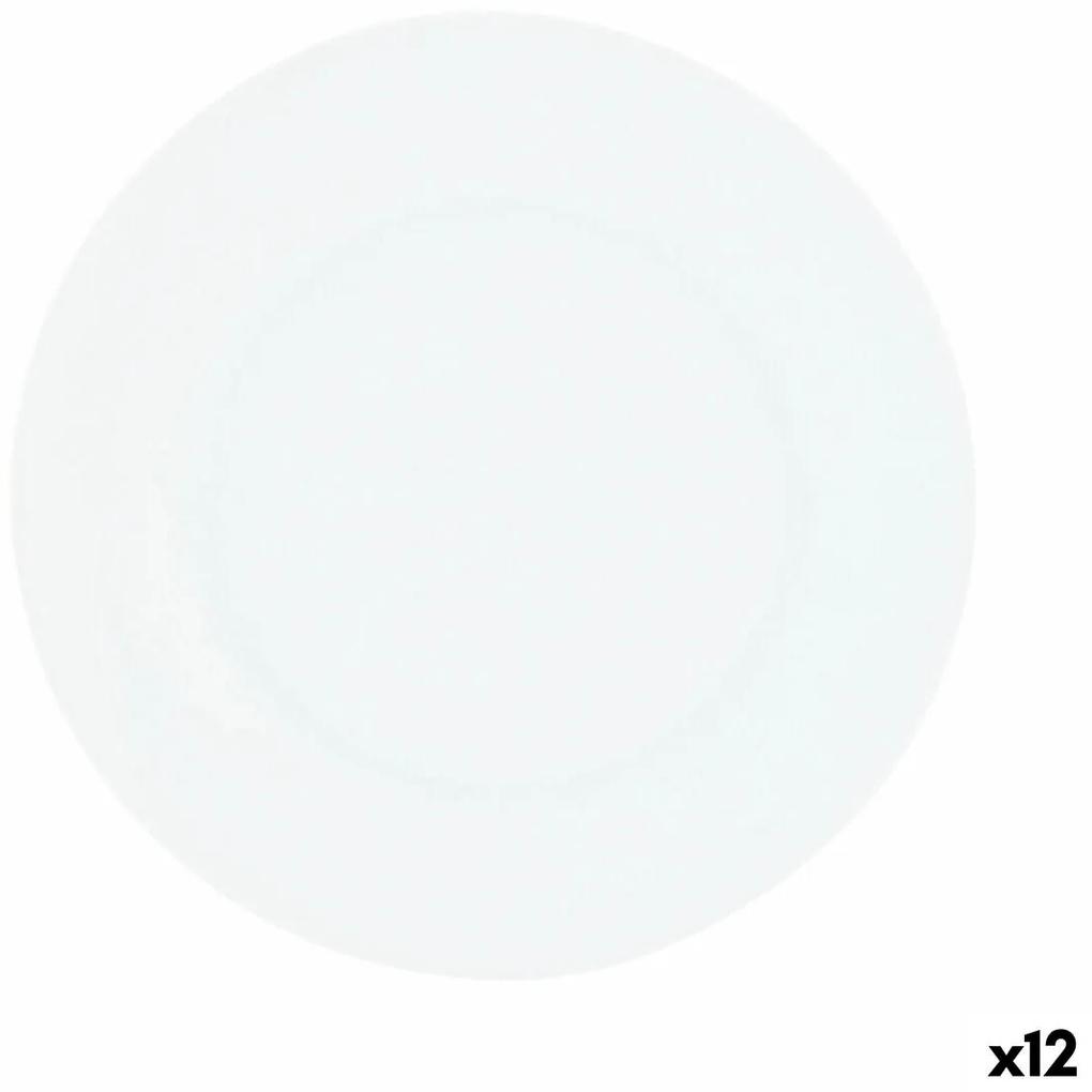 Piatto da Dolce Quid Basic Ceramica Bianco (19 cm) (12 Unità)