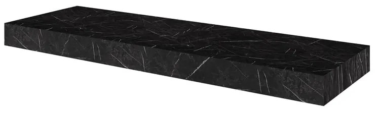 Top per lavabo Neo SENSEA L 151 x H 10 x P 48.5 cm nero stratificato, effetto pietra naturale