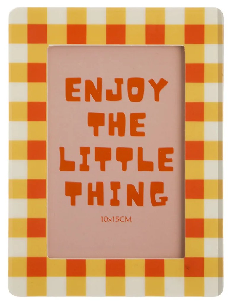 Portafoto 10x15 cm Enjoy Little Thing arancione