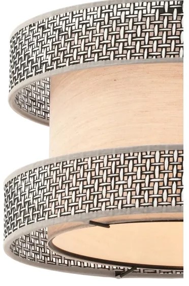 Lampadario su cavo HALO 1xE27/60W/230V beige/grigio