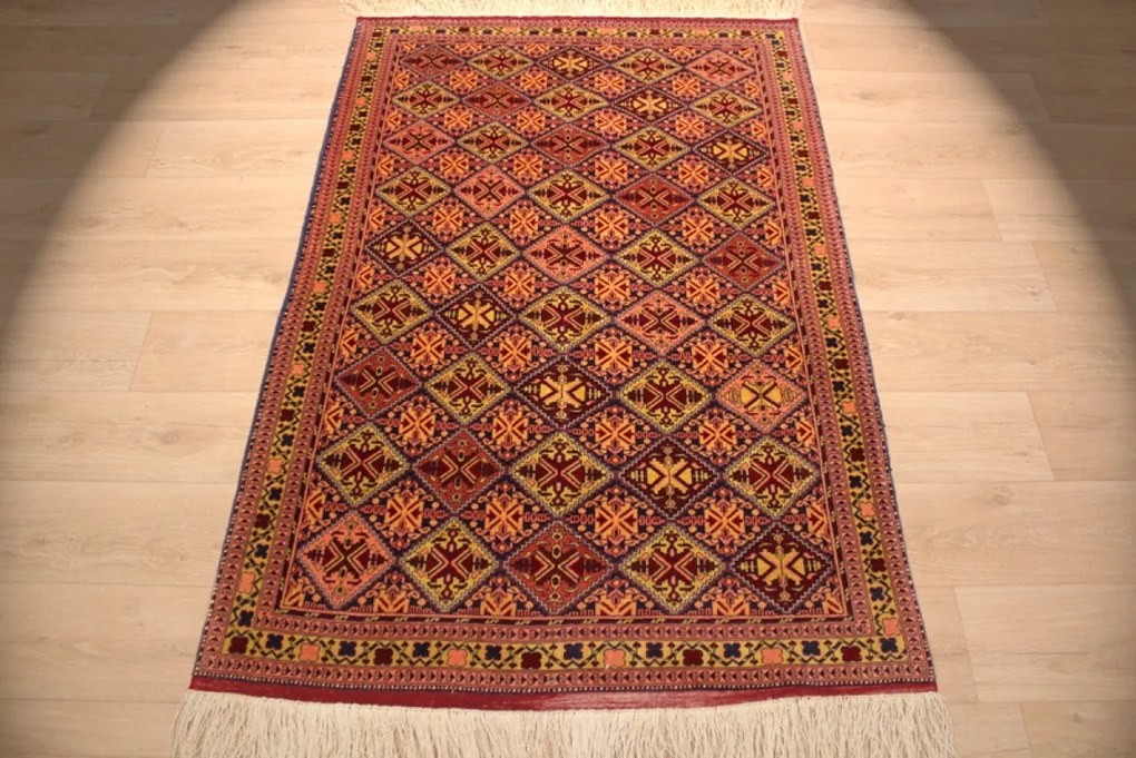 Turkmen Tappeto 180x120 (Afghanistan) Annodato A Mano