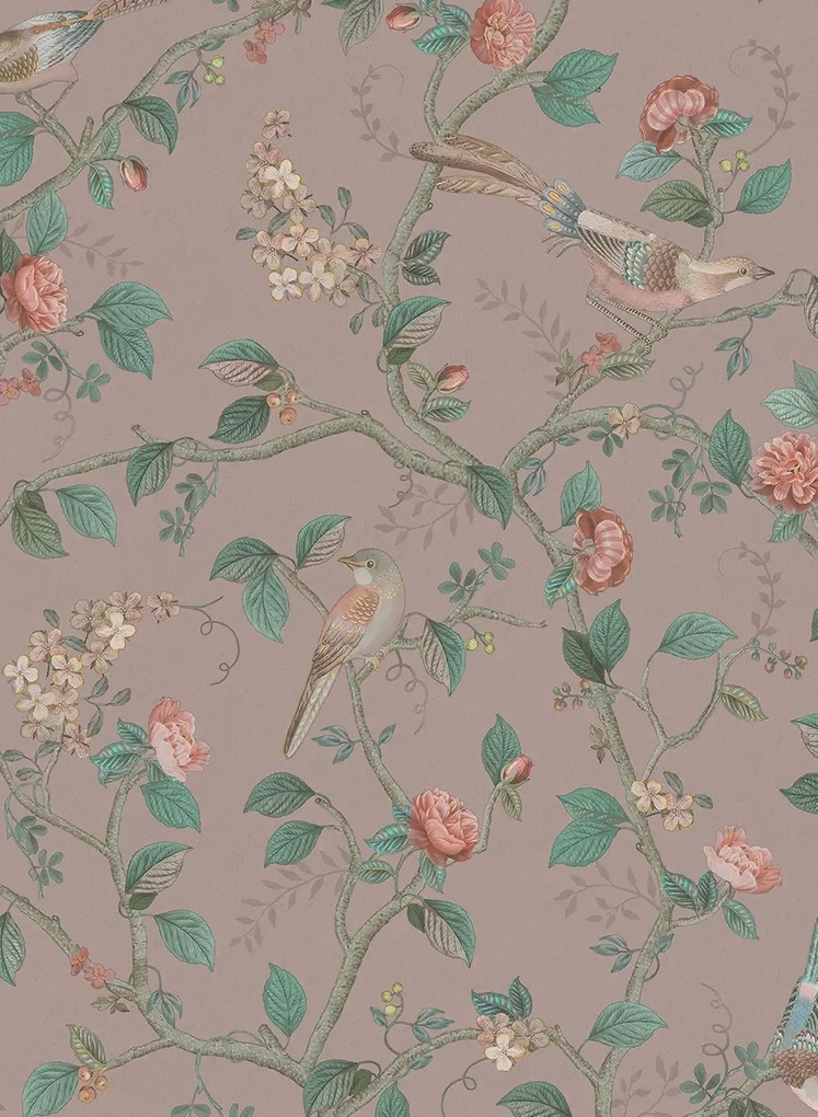 Eijffinger Tapete Good Nightingale - Pink Mauve