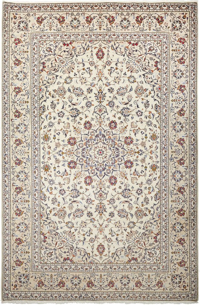 Kashan Tappeto persiano 300x200 Beige (Iran) Annodato A Mano