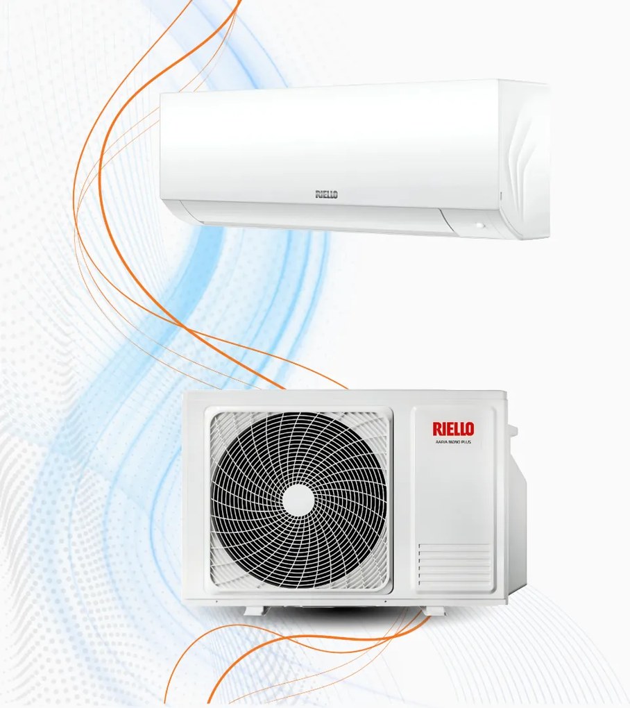 Climatizzatore Riello Aaria Mono Plus I-AMW PI Inverter R-32 WiFi, 9.000