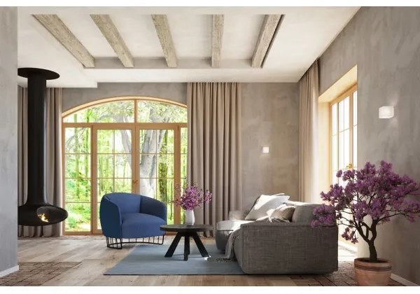 Sollux SL.0212 - Applique RICO 1xG9/40W/230V vetro/bianco