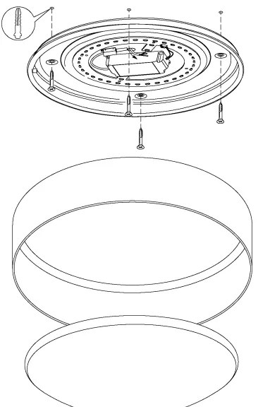 Eglo 96539 - Plafoniera LED dimmerabile PALOMARO 1 1xLED/18W/230V