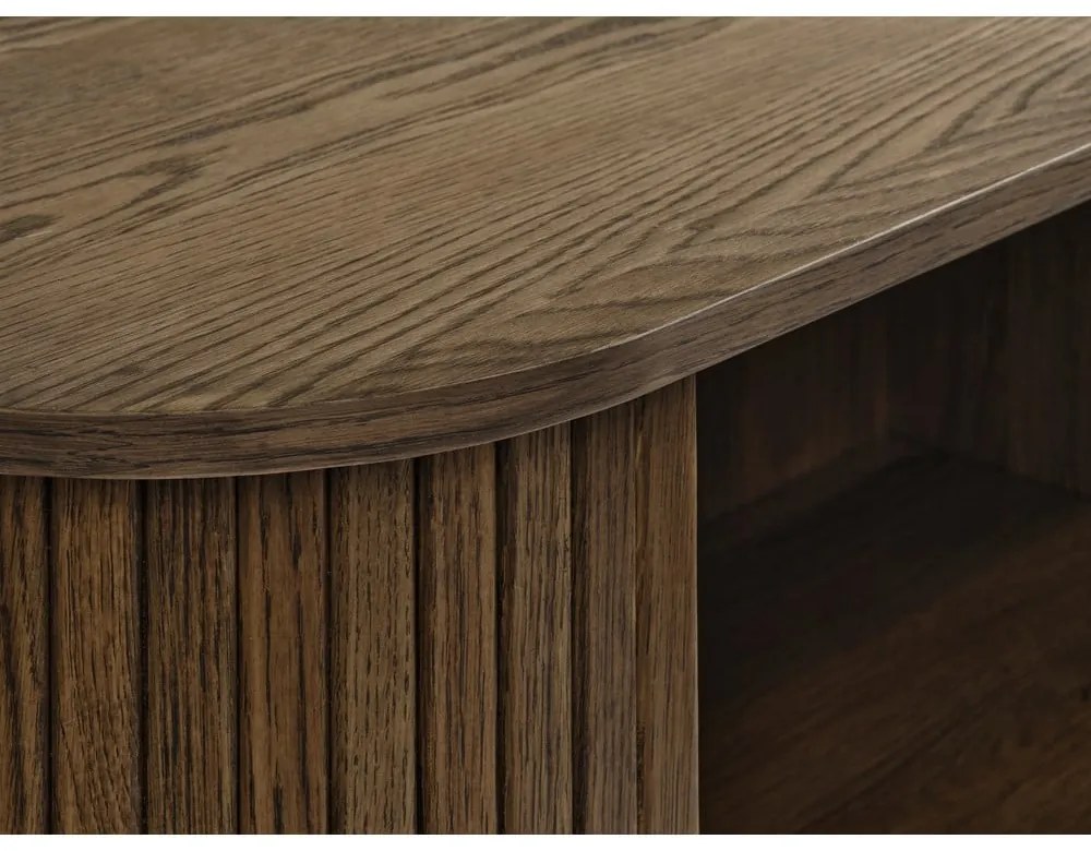 Credenza marrone effetto rovere 100x118 cm Nola - Unique Furniture