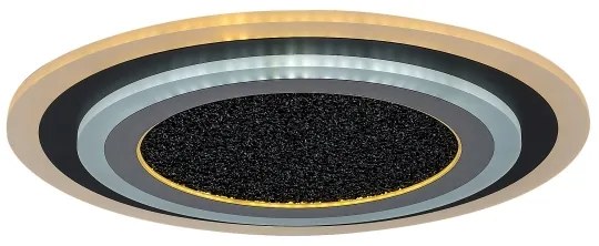 Rabalux 71316 - Plafoniera LED dimmerabile TANELI 56W/230V 3000/4000/6000K nera + telecomando