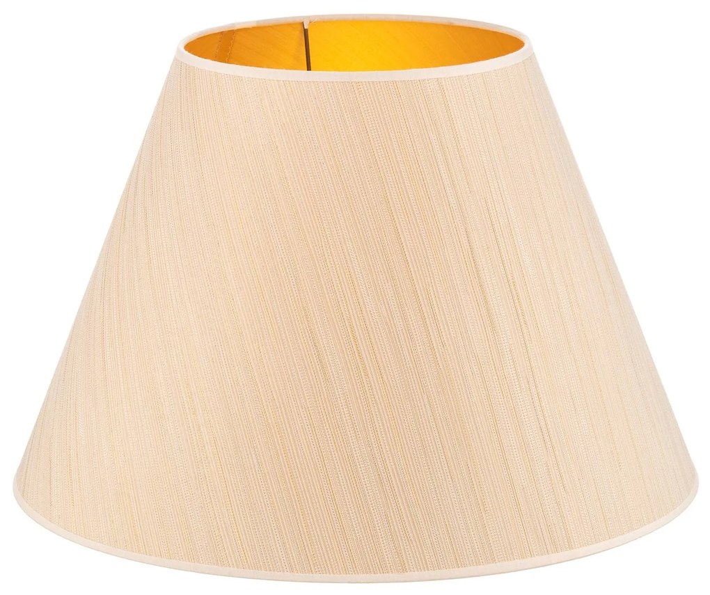 Duolla Paralume Sofia altezza 31 cm, bianco/oro a strisce