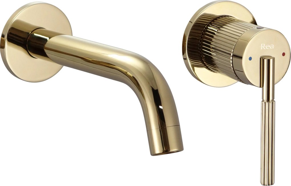 Rubinetto da parete Rea Argon Gold + BOX