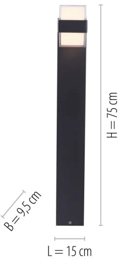 Paul Neuhaus 9481-13 - Lampada LED da esterno CARA LED/8W/230V IP44