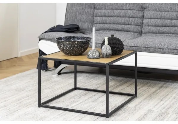 Tavolino SARON quercia/nero