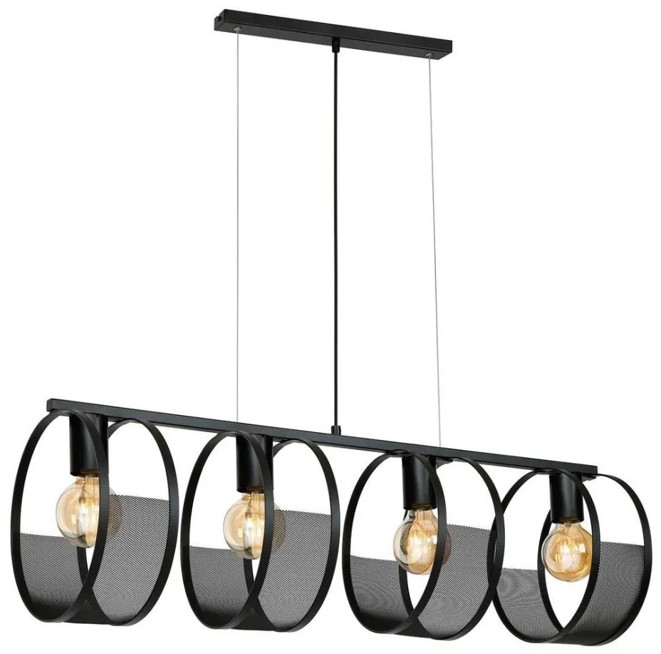 Lampadario su filo SINER 4xE27/60W/230V