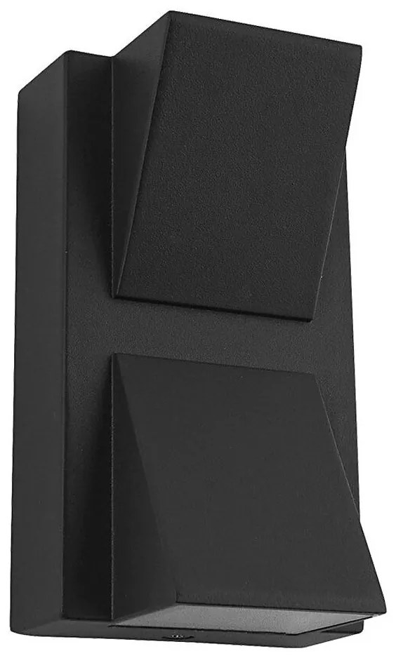 Prezent 31315 - Applique a LED da esterno NAUTIC 2xLED/3W/230V IP44 nero