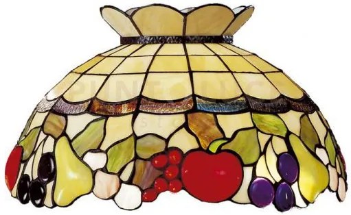 Fruit solo paralume in vetro tiffany d.45cm
