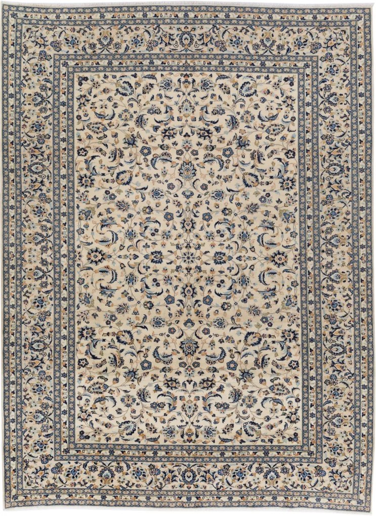 Kashan Tappeto 350x250 (Iran) Annodato A Mano
