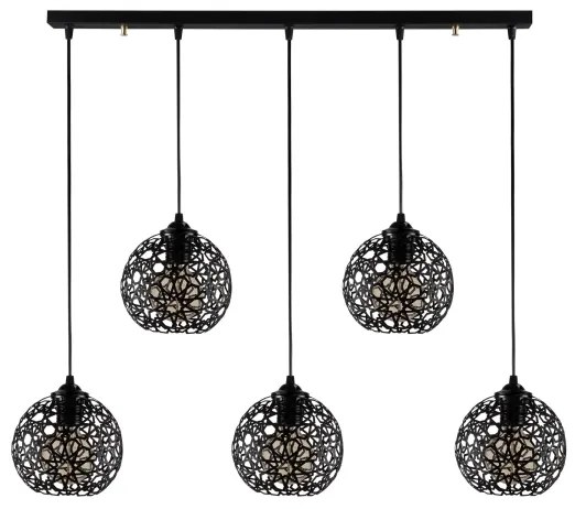 Lampadario su filo FELLINI 5xE27/100W/230V