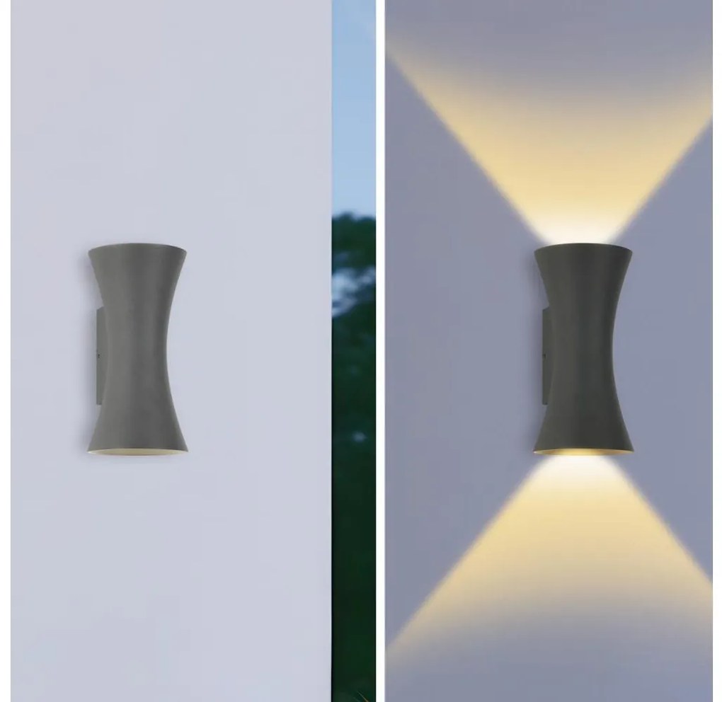 Brilagi - Applique da esterno a LED BICON LED/10W/230V antracite IP44