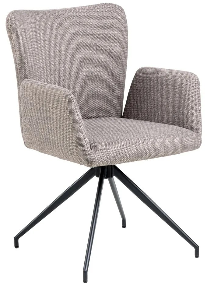 Set di sedie da pranzo grigia in imbottito 2 pz Laura – Actona