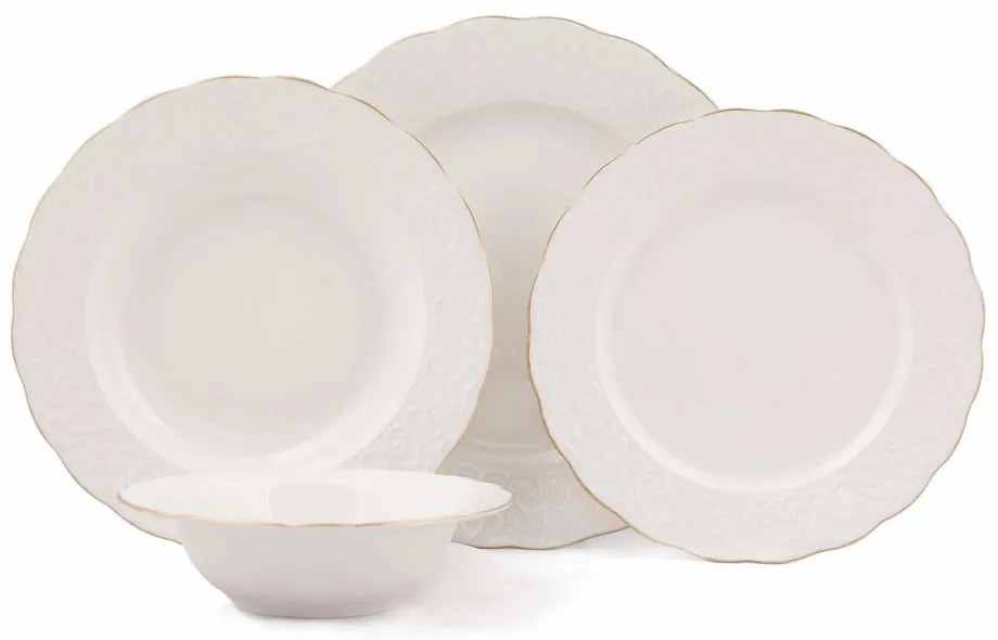 Set di stoviglie in porcellana Kutahya Simplicity da 24 pezzi - Kütahya Porselen