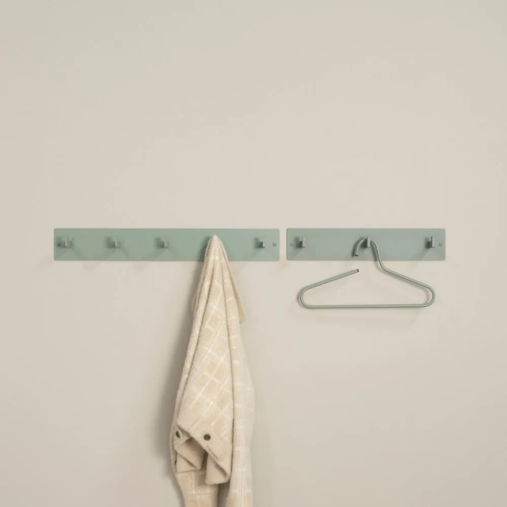 Attaccapanni da parete verde polveroso in metallo 50 cm Leatherman – Spinder Design