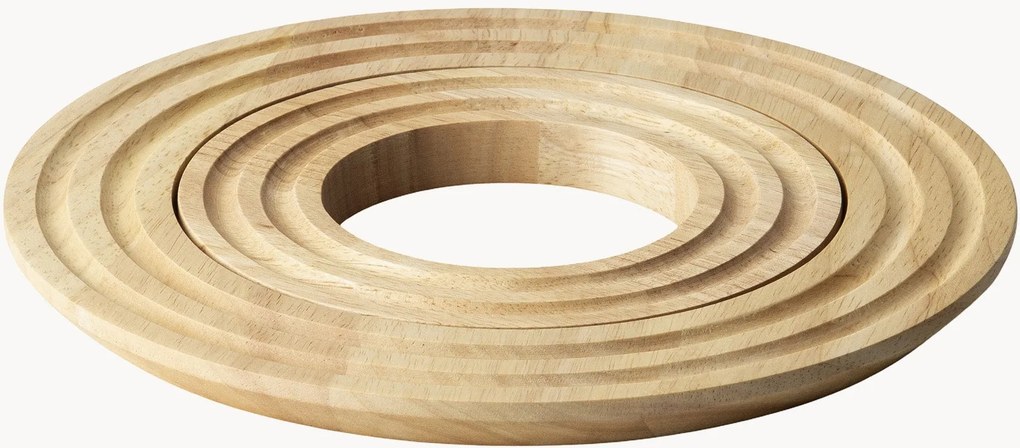 Sottopentola in legno di caucciù Circle