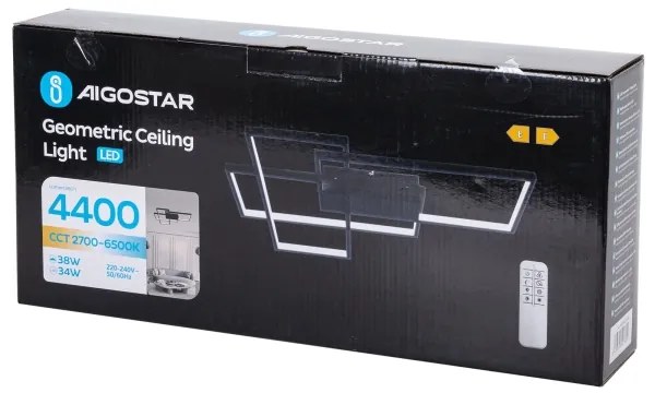 Aigostar - Plafoniera LED dimmerabile LED/38W/230V 2700-6500K + +TC