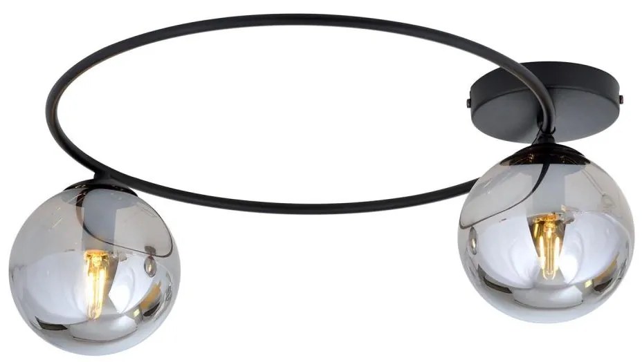 Plafoniera SOPRA 2xE14/10W/230V nero