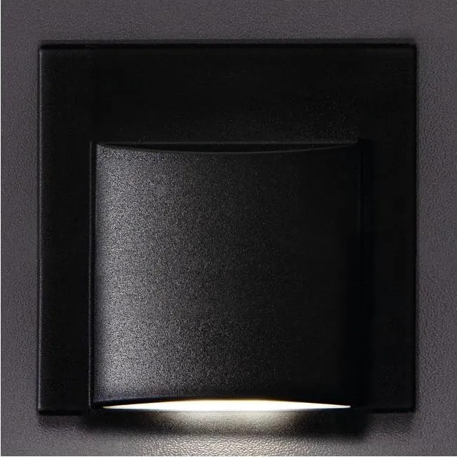 Kanlux 33332 - Lampada per scale a LED ERINUS LED/0,8W/12V 3000K nero