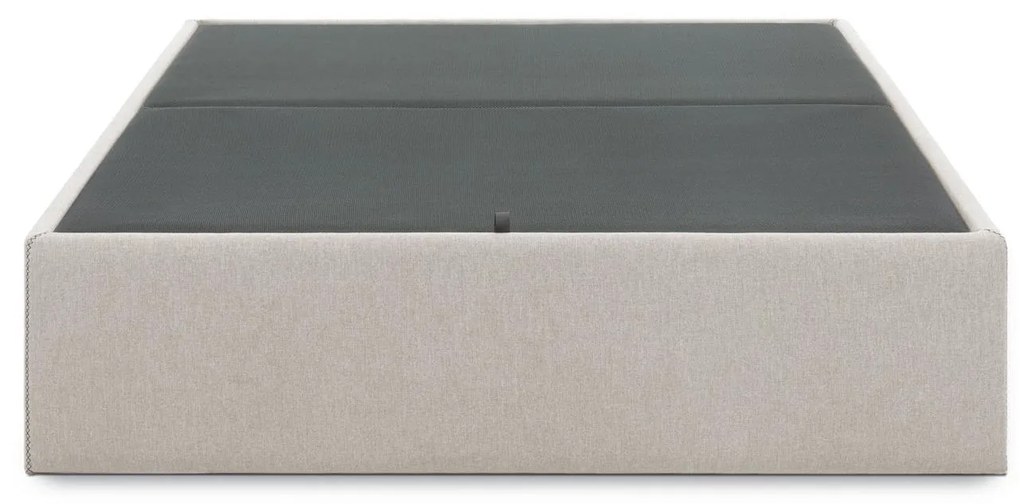 Kave Home - Base letto con contenitore Matters beige 150 x 190 cm
