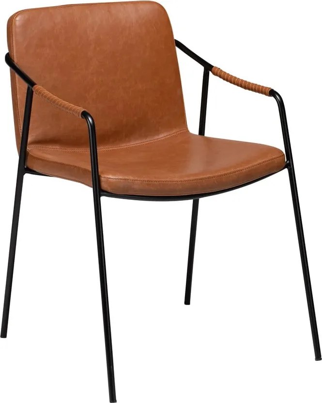Sedia da pranzo in similpelle marrone Boto - DAN-FORM Denmark