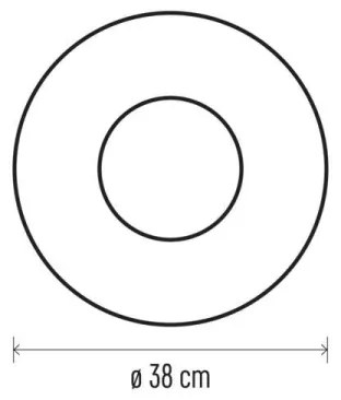 Decorazione natalizia LED 20xLED/2xAA d. 38 cm